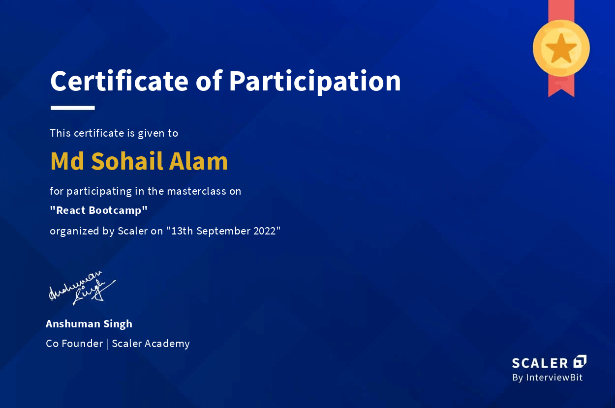 React Certification