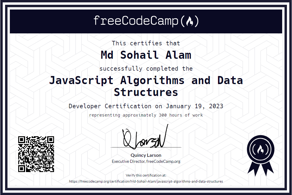 JS Certification